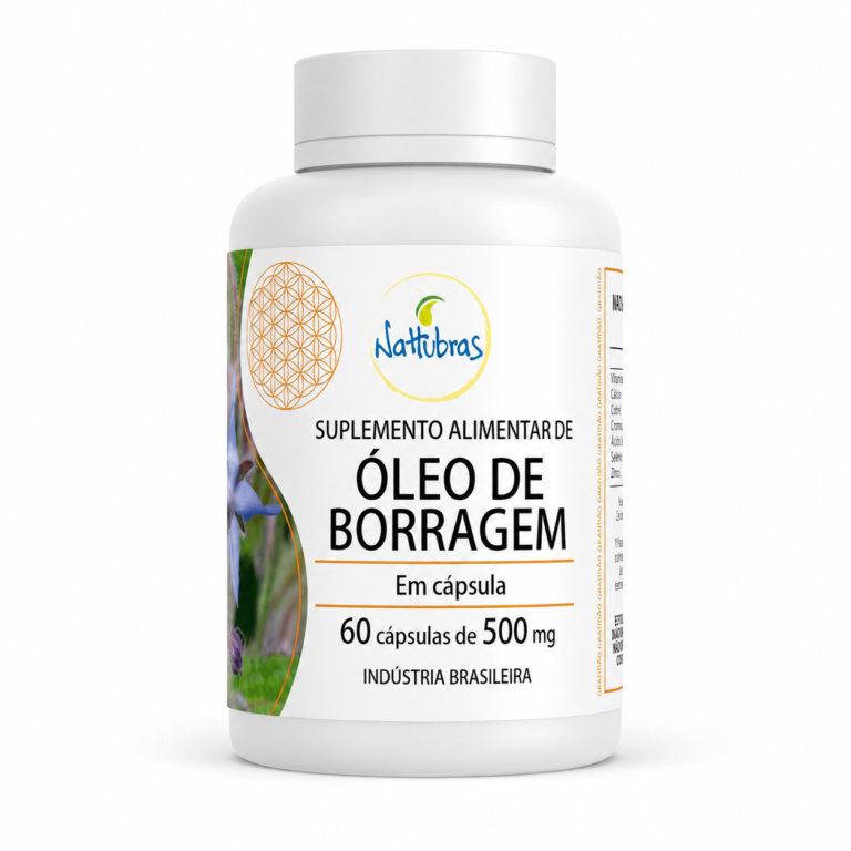 ÓLEO DE BORRAGEM EM CÁPSULAS