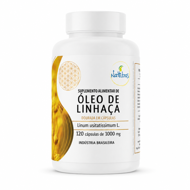 ÓLEO DE LINHAÇA DOURADA EM CÁPSULAS 1000mg