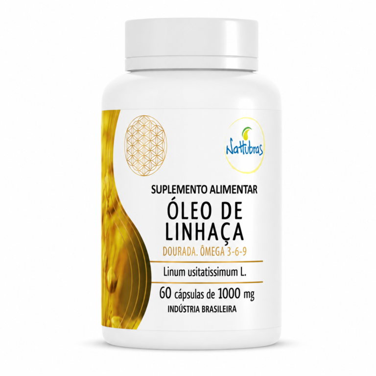 ÓLEO DE LINHAÇA DOURADA EM CÁPSULAS 1000mg
